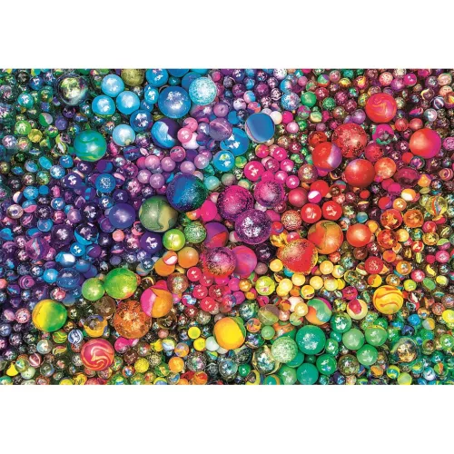 Színes golyók Marv 1000 db-os Compact puzzle Clementoni