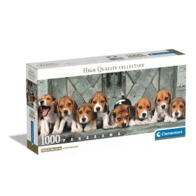 Kutyás Beagles 1000 db-os panoráma puzzle Clementoni