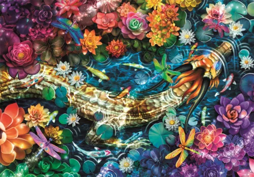 Színes Koi River 1000 db-os puzzle Clementoni
