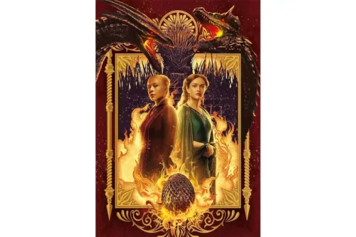 Sárkányok Háza Fire 1000 db-os puzzle Clementoni