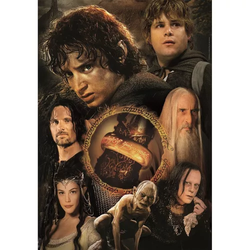 A Gyűrűk Ura The One Ring’s Burden 1000 db-os Compact puzzle Clementoni
