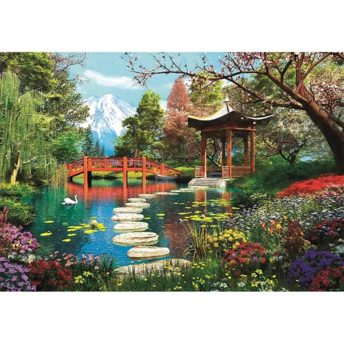 Japán Gardens of Fuji 1000 db-os Compact puzzle Clementoni