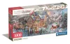Karácsonyi falu Getting Ready 1000 db-os panoráma puzzle Clementoni