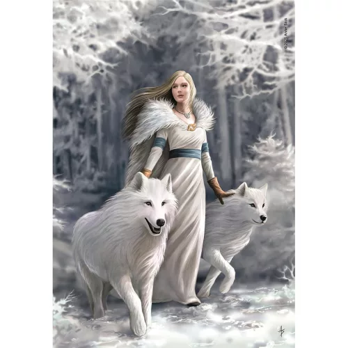Anne Stokes Winter Guardians 1000 db-os Compact puzzle Clementoni