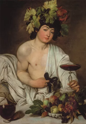 Művészet Bacchus Caravaggio 1000 db-os Compact puzzle Clementoni