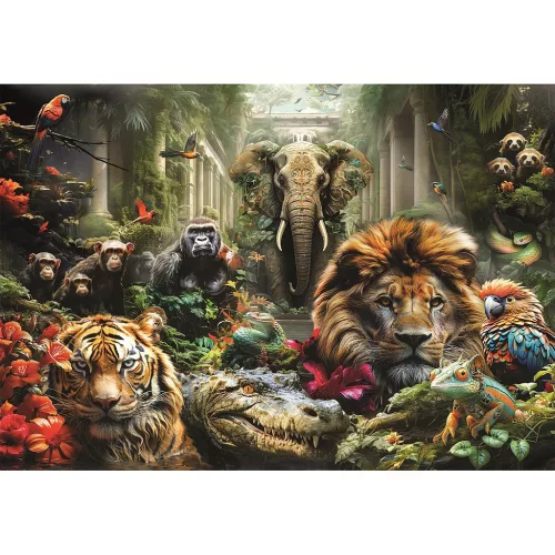 Állatos Mystic Jungle 1000 db-os puzzle Clementoni