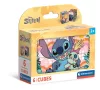 Disney Lilo és Stitch, A csillagkutya Smile mesekocka 6 db-os Clementoni