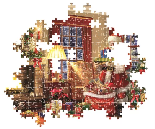 Karácsonyi Santa's Gift 1000 db-os puzzle Clementoni