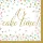Konfetti Cake Time szalvéta 36 db-os 33x33 cm