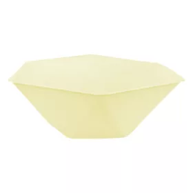   Sárga Vert Decor hatszögletű mélytányér 6 db-os 15,8 cm