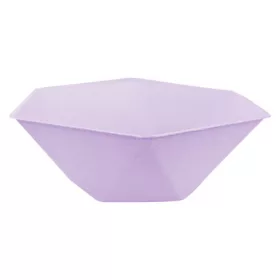 Lila Vert Decor hatszögletű mélytányér 6 db-os 15,8 cm