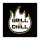 Grill & Chill Black szalvéta 16 db-os 33x33 cm