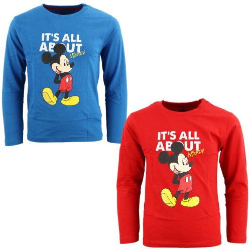 Disney Mickey All About gyerek hosszú ujjú póló 98-128 cm