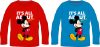 Disney Mickey All About gyerek hosszú ujjú póló 3 - 8 év / 98 - 128 cm