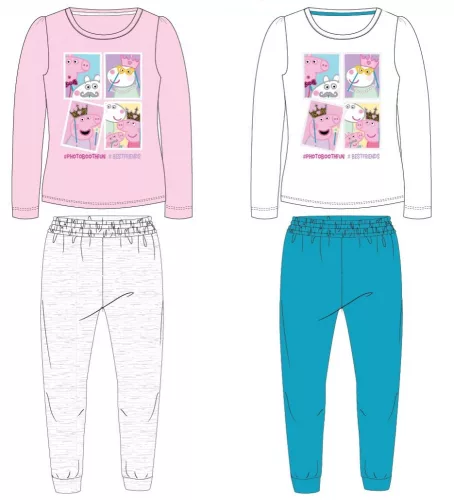 Peppa malac Photo Booth gyerek hosszú pizsama 2 - 6 év / 92 - 116 cm