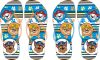 Mancs Őrjárat Mighty Paws gyerek papucs, Flip-Flop 26-33