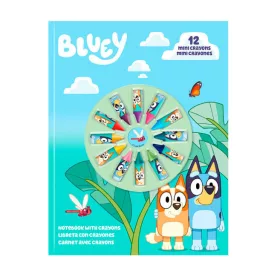 Bluey Life füzet + mini zsírkréta szett