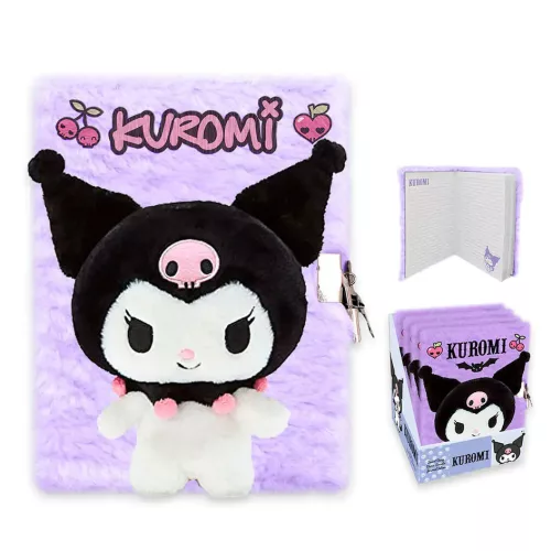 Hello Kitty Kuromi 3D plüss A5 lakatos napló
