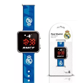 Real Madrid Emblem Blue digitális LED karóra