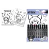 Hello Kitty Kuromi számos színező