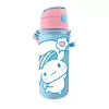 Hello Kitty Cinnamoroll alumínium szívószálas kulacs akasztóval 600 ml