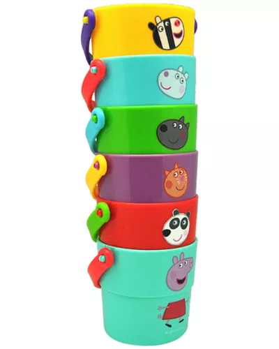 Peppa malac Friends fürdőjáték 6 db-os