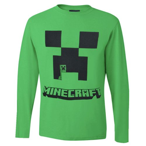 Minecraft gyerek hosszú ujjú póló, felső 6-12 év