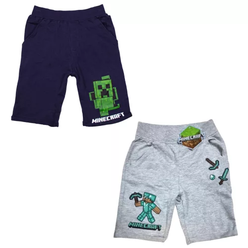 Minecraft Pixel gyerek rövidnadrág 6 - 12 év / 116 - 152 cm