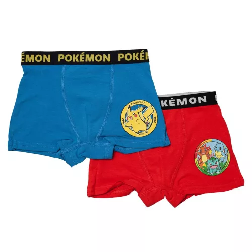 Pokémon Original Team gyerek boxeralsó 2 darab/csomag 5 - 10 év / 110 - 140 cm