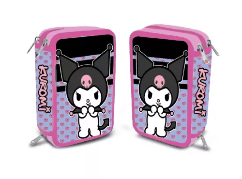 Hello Kitty Kuromi tolltartó töltött 3 emeletes