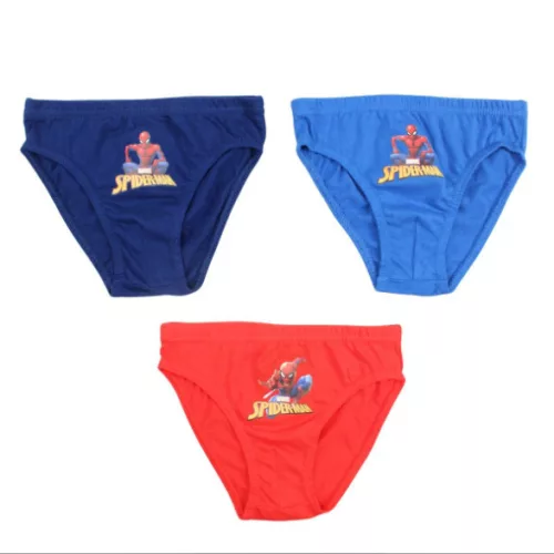 Pókember Squat gyerek fehérnemű, alsó 3 darab/csomag 2 - 8 év / 92 - 128 cm