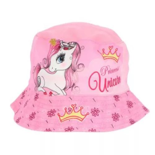 Unikornis Princess gyerek halászsapka 52-54 cm
