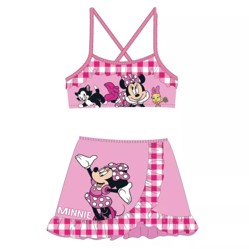 Disney Minnie Checkered gyerek bikini és szoknya szett 4 - 10 év / 104 - 140 cm
