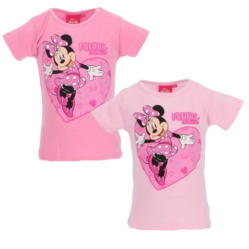 Disney Minnie Heart gyerek rövid póló, felső 3 - 8 év / 98 - 128 cm