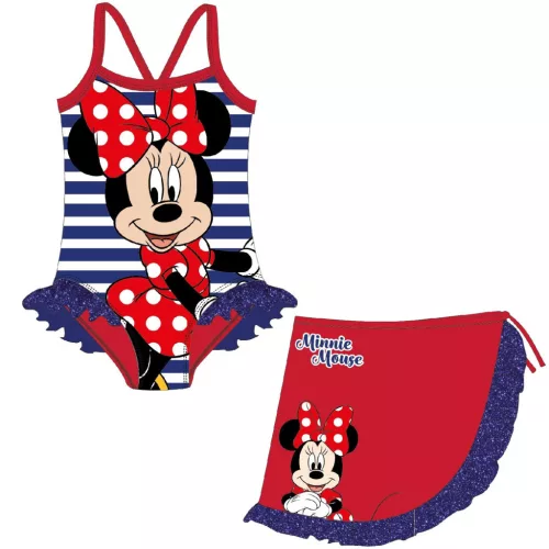 Disney Minnie Chic gyerek fürdőruha és sarong szett 3 - 8 év / 98 - 128 cm