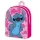 Disney Lilo és Stitch, A csillagkutya Pink Leaf hátizsák, táska 30 cm