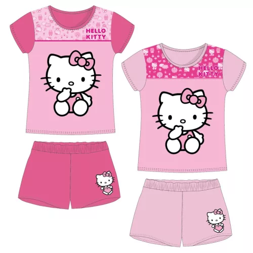 Hello Kitty Cutie gyerek rövid pizsama 3 - 8 év / 98 - 128 cm