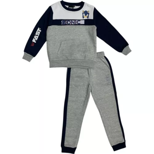 Sonic a sündisznó Grey gyerek melegítő, jogging szett 2 - 8 év / 92 - 128 cm