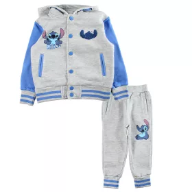   Disney Lilo és Stitch, A csillagkutya Happy Grey gyerek melegítő, jogging szett 3 - 8 év / 98 - 128 cm