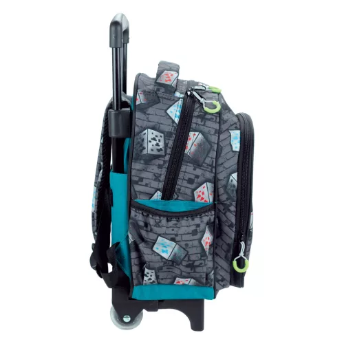 Minecraft Metro Art Blast gurulós ovis hátizsák, táska 30 cm