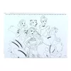 Disney Hercegnők Your World A/4 spirál vázlatfüzet 40 lapos matricával