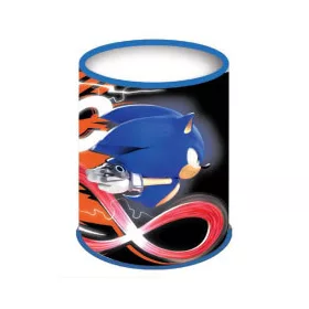 Sonic a sündisznó Get Me fém ceruzatartó 10,5 cm