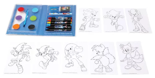 Sonic a sündisznó Hype Man mini művészeti szett
