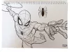Pókember World of Webs A/4 spirál vázlatfüzet 40 lapos matricával