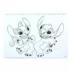 Disney Lilo és Stitch, A csillagkutya Blast A/4 spirál vázlatfüzet 40 lapos matricával