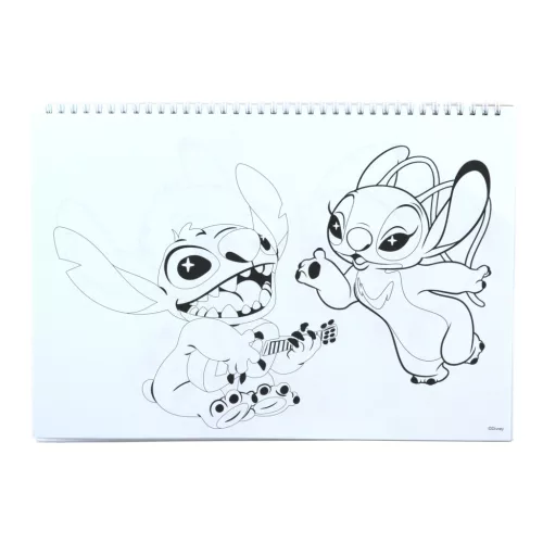 Disney Lilo és Stitch, A csillagkutya Blast A/4 spirál vázlatfüzet 40 lapos matricával