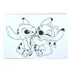 Disney Lilo és Stitch, A csillagkutya Blast A/4 spirál vázlatfüzet 40 lapos matricával