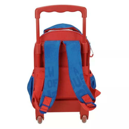 Hupikék törpikék Village gurulós ovis hátizsák, táska 30 cm