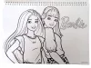 Barbie Paints A/4 spirál vázlatfüzet 40 lapos matricával