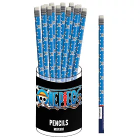 One Piece Skull HB grafit ceruza radír véggel